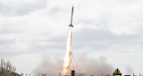 La Fuerza Aérea lanzó el cohete sonda MET 1-SO "Escorpio". Foto: Ministerio de Defensa