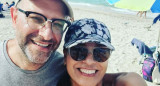 Laura Leguizamón y su esposo, antes de la tragedia en su casa de Villa Crespo. Foto: Instagram.