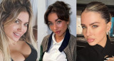 Wanda Nara, María Becerra y la China Suárez. Fotos: Instagram.