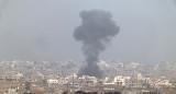 Ataques israelíes en la Franja de Gaza. Foto: REUTERS/Amir Cohen.