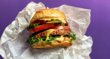 hamburguesa vegana. Fuente: Unsplash
