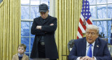 Fotografía de archivo del 11 de febrero de 2025 del presidente de los Estados Unidos, Donald Trump (d), junto al magnate Elon Musk durante una reunión en la despacho oval de la Casa Blanca, en Washington (EE.UU.).EFE/EPA/Aaron Schwartz / POOL/ ARCHIVO