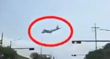 Accidente aéreo. Foto: captura video NA.