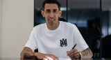 Ángel Di María firmó su contrato con Rosario Central. Foto: Rosario Central