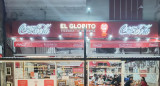 Pizza de muzzarella en El Globito. Foto: Instagram @pizzeriaelglobito