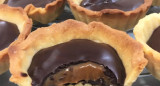Tarteletas con chocolate y dulce de leche. Foto: El mundo Eats