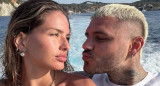 Mauro Icardi y la China Suárez en Ibiza. Foto: Instagram @sangrejaponesa