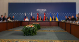 La reunión entre Rusia y Ucrania en Estambul, Turquía. Foto: Reuters (Murad Sezer)