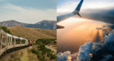 Viajar en tren o avión. Foto Canal26.com
