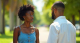 Pareja, discusión, relaciones. Foto: Freepik AI.