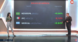 Bolsa de valores, martes 3 de junio de 2025. Foto: Canal 26.