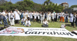 Reclamo de residentes del Hospital Garrahan. Foto: NA.