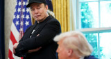 Elon Musk y Donald Trump. Foto: Reuters/Nathan Howard