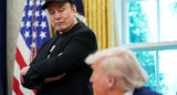 Elon Musk y Donald Trump. Fotos: REUTERS/Nathan Howard