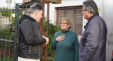Gustavo Menéndez supervisó una nueva obra en Parque San Martín.