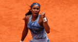 Coco Gauff en Roland Garros. Foto: REUTERS.