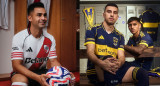 Las nuevas camisetas de Boca y River para el Mundial de Clubes 2025. Foto: Instagram AdidasAr.