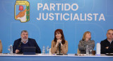 Cristina Kirchner en el Partido Justicialista. Foto: NA.