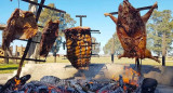 Parrilla en Carlos Keen. Foto: NA.