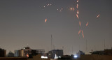 Misiles de Israel sobre Irán en Teherán. Foto: REUTERS.