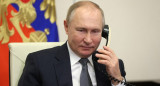 Conversación telefónica de Vladimir Putin. Foto: Reuters/Mikhail Metzel