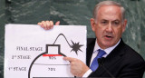 Benjamín Netanyahu en medio de la escalada bélica con Irán. Foto: Reuters/Lucas Jackson.