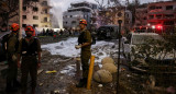 Consecuencias de un ataque con misiles de Irán en Israel. Foto: Reuters/Ronen Zvulun.