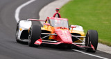 Josef Newgarden, en acción en la IndyCar. Foto: Reuters.