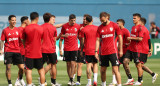 River en la previa del Mundial de Clubes 205. Foto: REUTERS/Agustin Marcarian