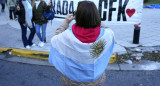Congregación en Plaza de Mayo en apoyo a Cristina Kirchner. Foto: Daniel Vides / NA