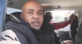 Militante detenido por amenazar a Milei durante la marcha en apoyo a Cristina Kirchner. Foto: NA.