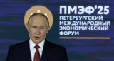 Vladimir Putin en el Foro Económico Internacional de San Petersburgo. Foto: EFE.