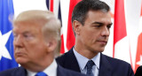Donald Trump y Pedro Sánchez. Foto: EFE / Chema Moya