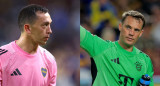 Agustín Marchesín elogió a Manuel Neuer tras el Boca-Bayern del Mundial de Clubes. Fotos: Reuters/Hannah Mckay/Sam Navarro